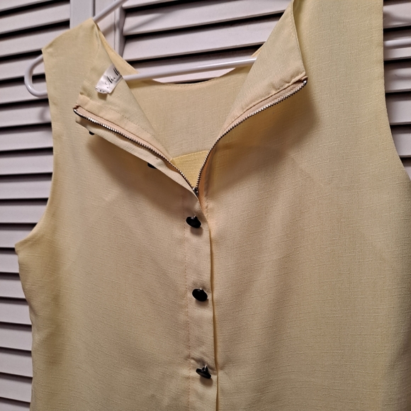 Tunic dress. Womens. Yellow with inscription Italia is love. Medium. - Picture 2 of 4
